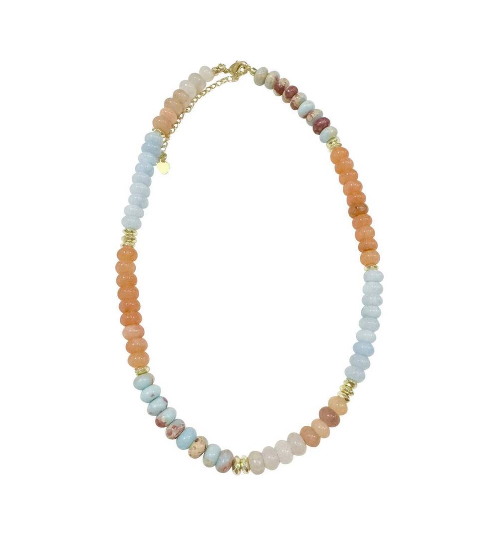 NEW GEMELLI women's kerry necklace in orange
